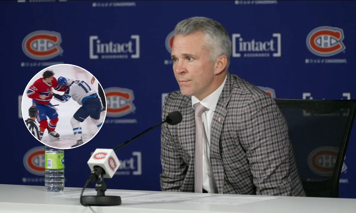 Martin St-Louis' message about Arber Xhekaj after the Jets game turns heads