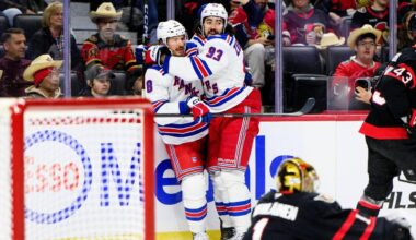 Rangers win second straight as Gavrikov scores again