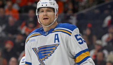 Blues begin weekend trip in Ottawa hoping to prevent further slide