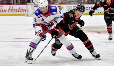 Physical Noah Laba giving Rangers' third line a boost it needs