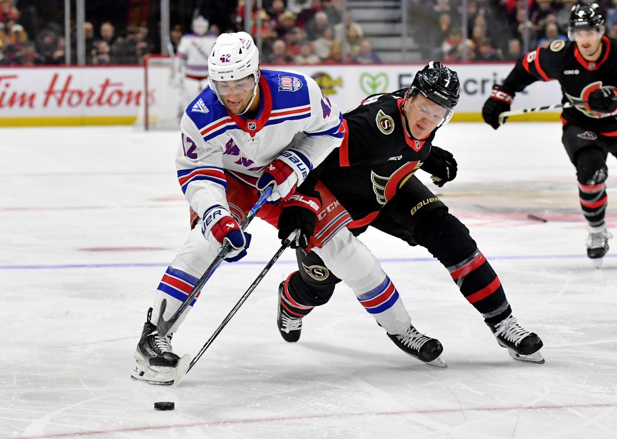 Physical Noah Laba giving Rangers' third line a boost it needs