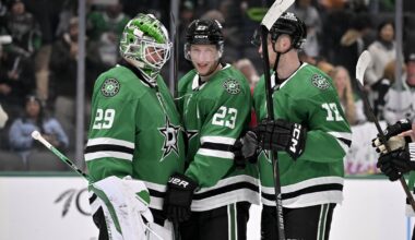 NHL roundup: Stars stomp Sharks, extend point streak to 9 games