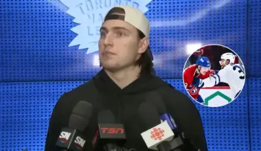 Matthew Knies sends a fiery message that sets the tone for the Canadiens-Maple Leafs clash