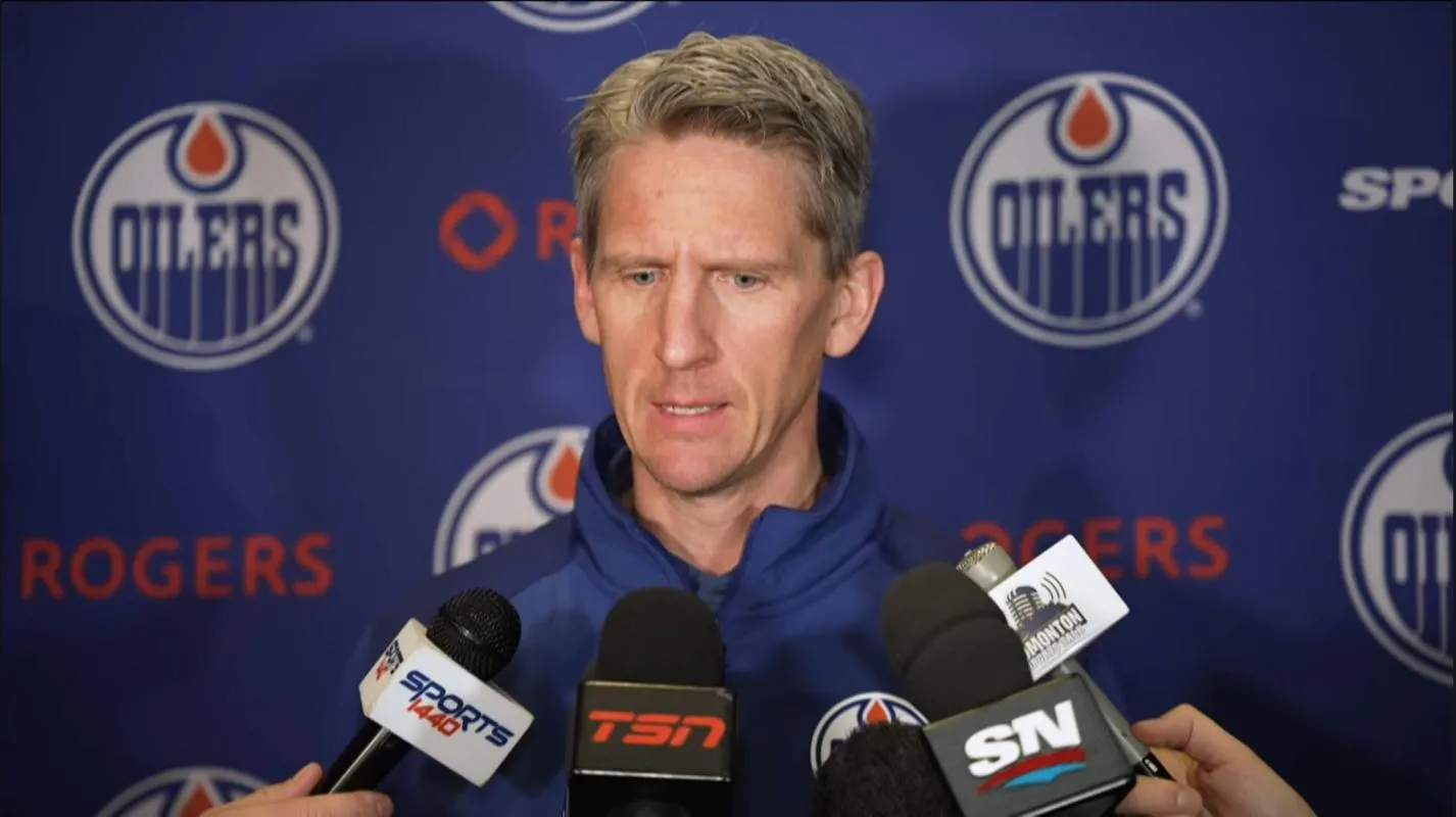 Oilers rookie forward absent, lines announced for tonight's game vs. Jets