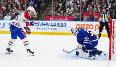 Cole Caufield scores in regulation and shootout in Canadiens' 2-1 win over Maple Leafs