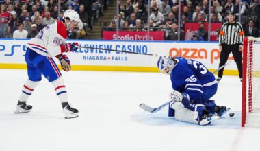 Texier scores shootout winner, Montreal Canadiens top Toronto Maple Leafs 2-1