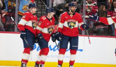 The '6-7' craze has found the Florida Panthers. They celebrated it with a 7-6 win