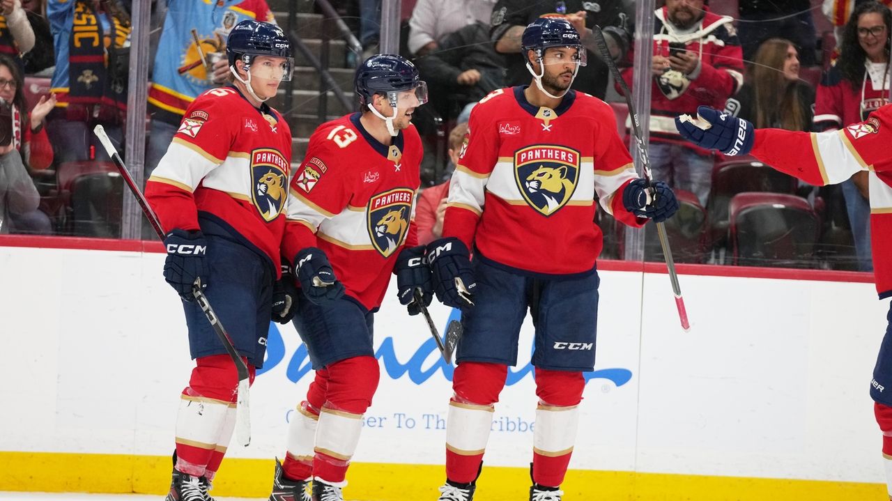 The '6-7' craze has found the Florida Panthers. They celebrated it with a 7-6 win