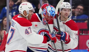 ‘Very combative’: Jakub Dobes stepping up in the crease for Canadiens