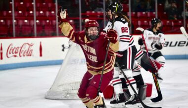 Moments From Boston College Women's Hockey's Road Loss at Northeastern: Photo Gallery