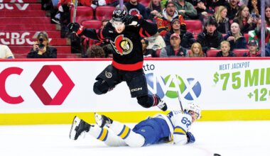 Blues get past Senators for 2-1 road victory