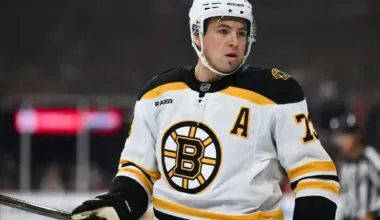 Charlie McAvoy addresses media for first time since facial surgery, has lost over 20 pounds
