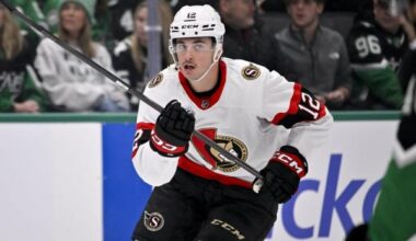 Senators F Shane Pinto (lower body) out at least 2 weeks