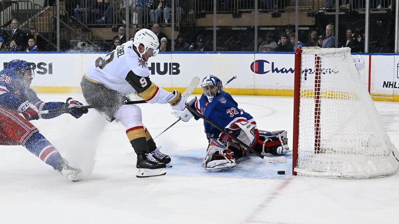 Rangers lose again in OT as Vegas scores with eight seconds left
