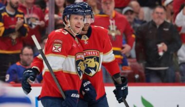 Panthers’ Carter Verhaeghe continues goal streak in win over Islanders