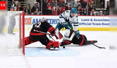 NHL Match Updates: Jackson Blake narrowly escapes serious facial injury after Macklin Celebrini’s skate incident | NHL News