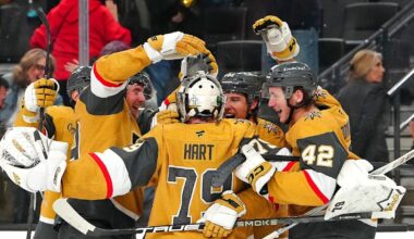 Golden Knights' Carter Hart out with lower-body injury