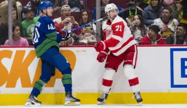 Star player out for Red Wings vs. Canucks gives advantage to one side