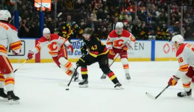 Vancouver Canucks officially in tight battle with the Calgary Flames for the NHL's worst team..
