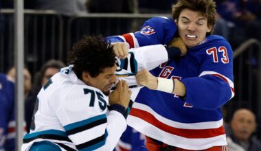 Matt Rempe nears Rangers return after lengthy injury from fight