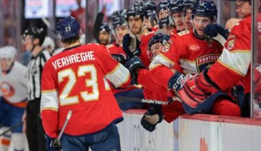 Panthers clash with Mammoth in opener of 4-game trip