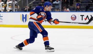 Islanders get shootout win over Golden Knights on Emil Heineman's goal