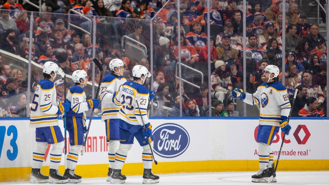 Alex Tuch's overtime goal lifts Sabres over Oilers, snapping losing streak