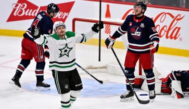 Stars down Jets 4-3 to push point streak to 11 games