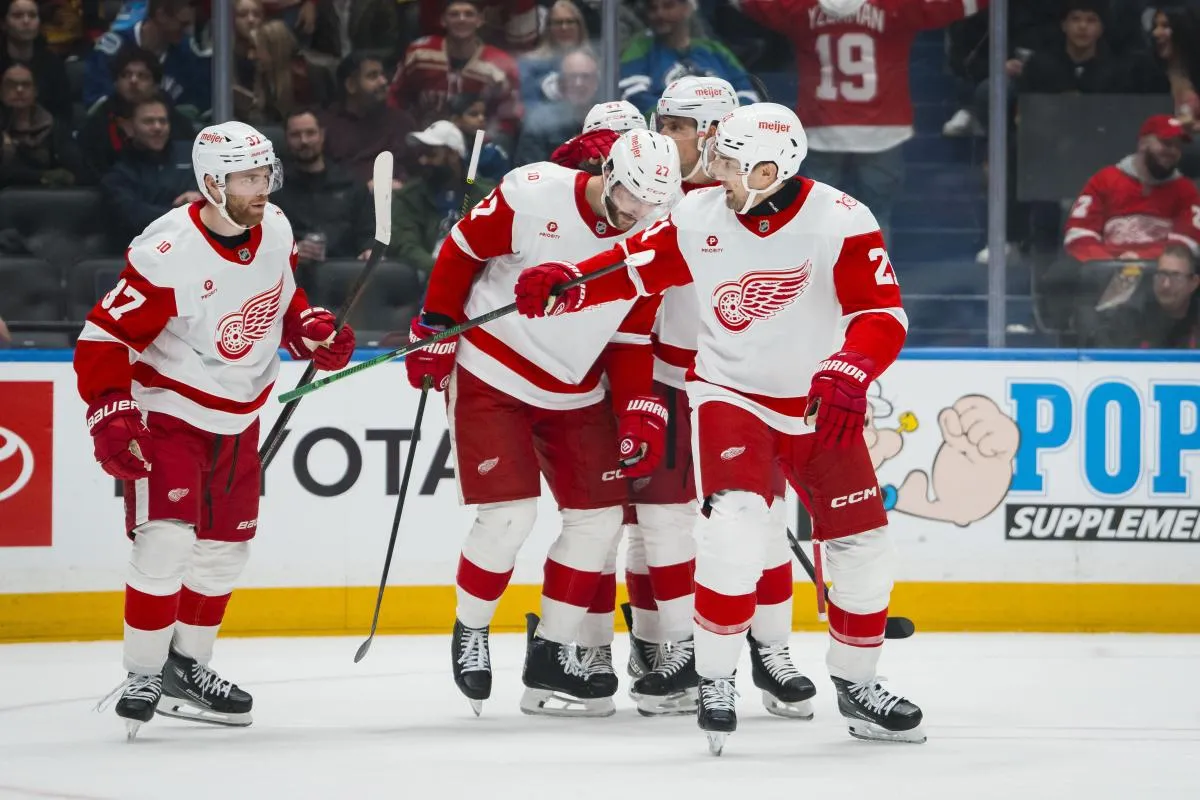 Red Wings' depth scoring has arrived at the perfect time