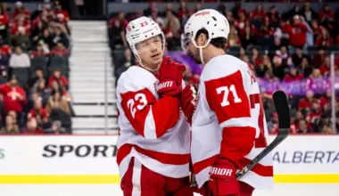 Red Wings announce starting goaltender and lines for Wednesday's clash vs. Flames