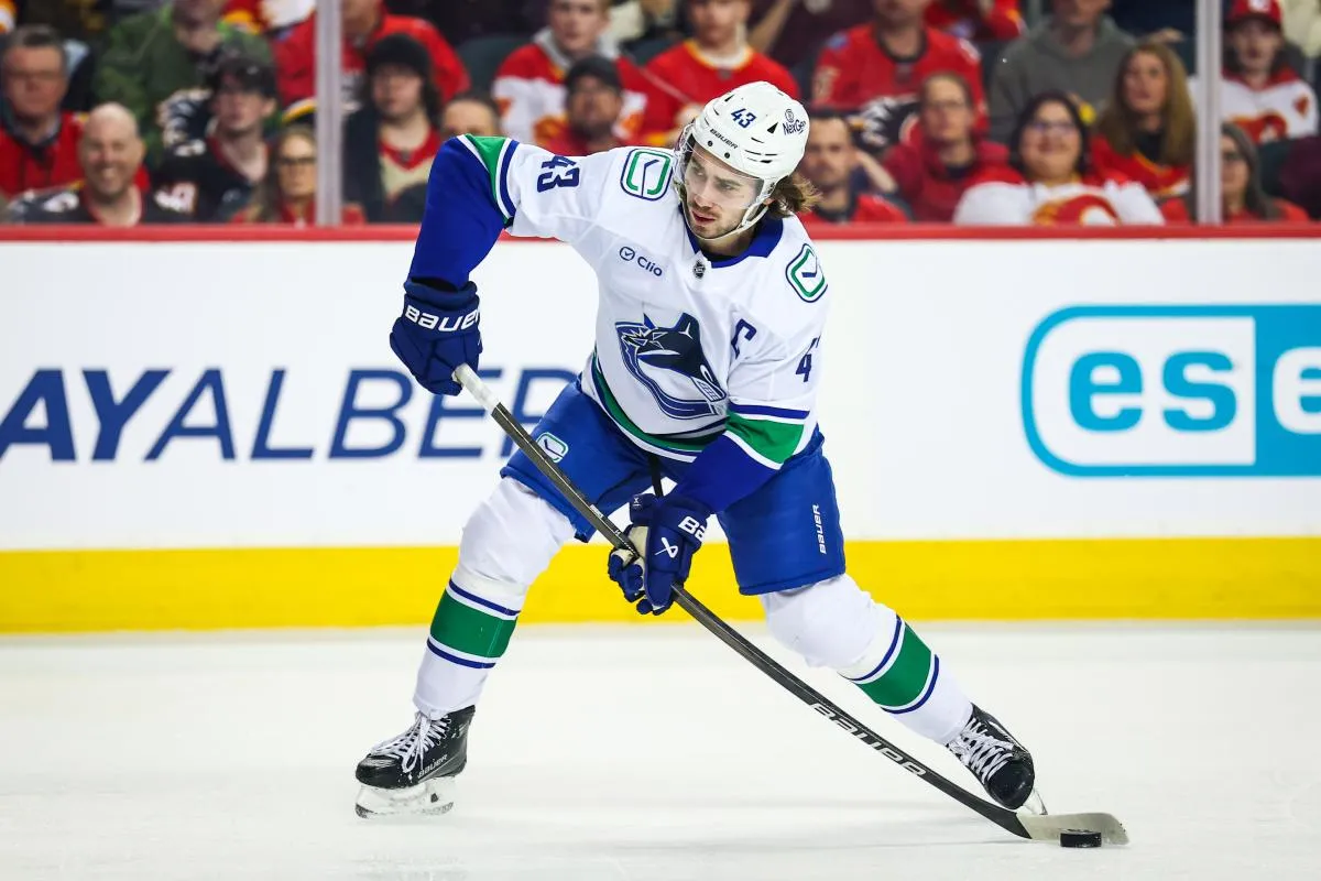 Insider reveals what the Red Wings will be giving up to acquire Quinn Hughes if a trade comes to fru