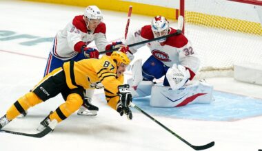 Fowler makes 33 saves in NHL debut as Canadiens beat Penguins 4-2