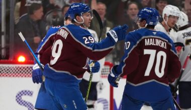 Nathan MacKinnon leads a balanced scoring attack as Avalanche cruise to 6-2 win over Panthers