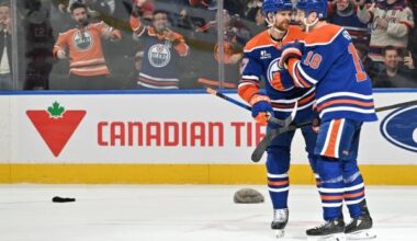 NHL roundup: Zach Hyman’s hat trick propels Oilers past Red Wings