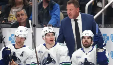Vancouver Canucks head coach Adam Foote speaks on the hardship of losing captain Quinn Hughes