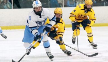 Trenton tumbles late vs Stevenson at annual KLAA-MIHL Hockey Showcase – The News Herald
