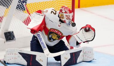 Sergei Bobrovsky and Brad Marchand lead Panthers to 4-0 win over Stars