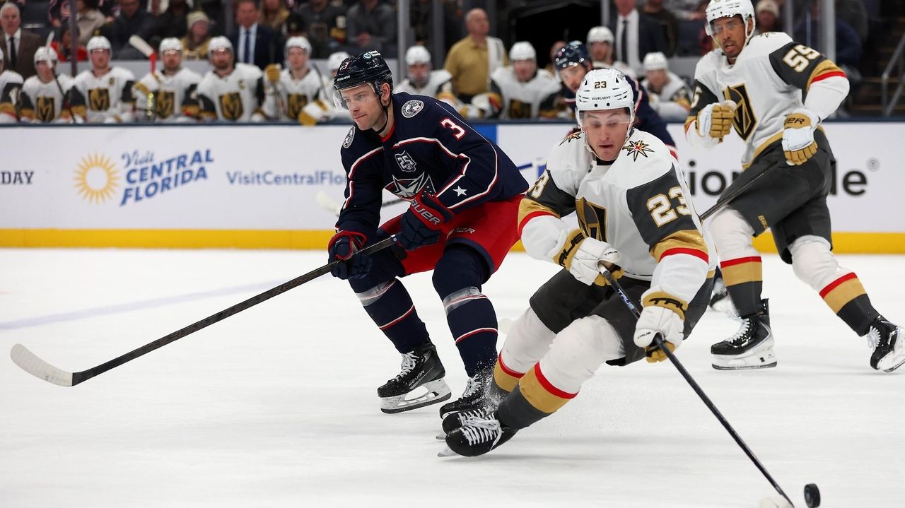 Hutton, McNabb lift Golden Knights past Blue Jackets 3-2
