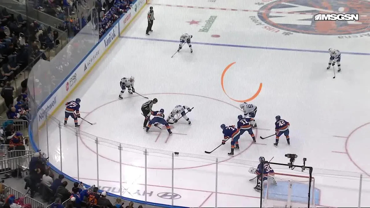 Janis Moser with a Goal vs. New York Islanders