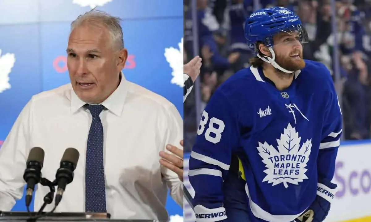 Craig Berube explains his decision to bench William Nylander