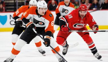 Svechnikov scores in shootout as Hurricanes beat Flyers 3-2 for 4th straight win