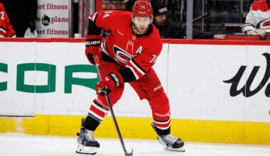 Hurricanes defenseman Jaccob Slavin returns to lineup after missing 29 games