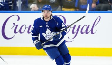 Benched Maple Leafs Forward Matias Maccelli Linked to Atlantic Rival