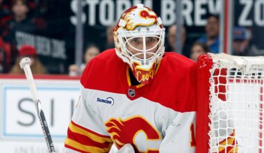 Flames’ all-California goalie tandem battled the elements to make history