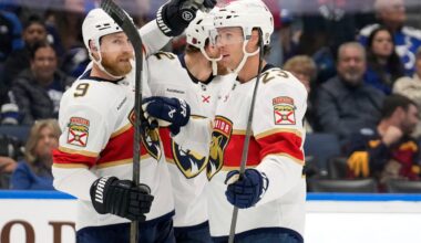 NHL roundup: Reinhart’s two goals lead Panthers to 5-2 win over Lightning