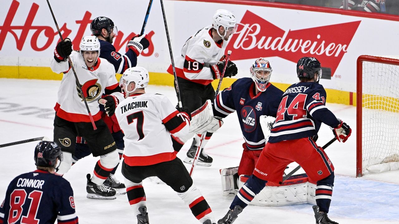 Tkachuk scores in OT to give Senators 3-2 win over Jets