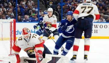 Sam Reinhart scores twice to lead Panthers over Lightning 5-2