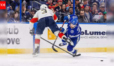 NHL Brandon Hagel Injury Update: Lightning forward exits after head shot by Panthers' Seth Jones | NHL News