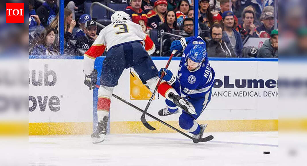 NHL Brandon Hagel Injury Update: Lightning forward exits after head shot by Panthers' Seth Jones | NHL News