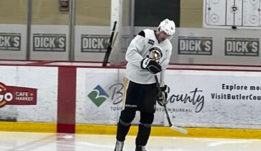 Some Good News; Three Injured Penguins Work Out On Ice